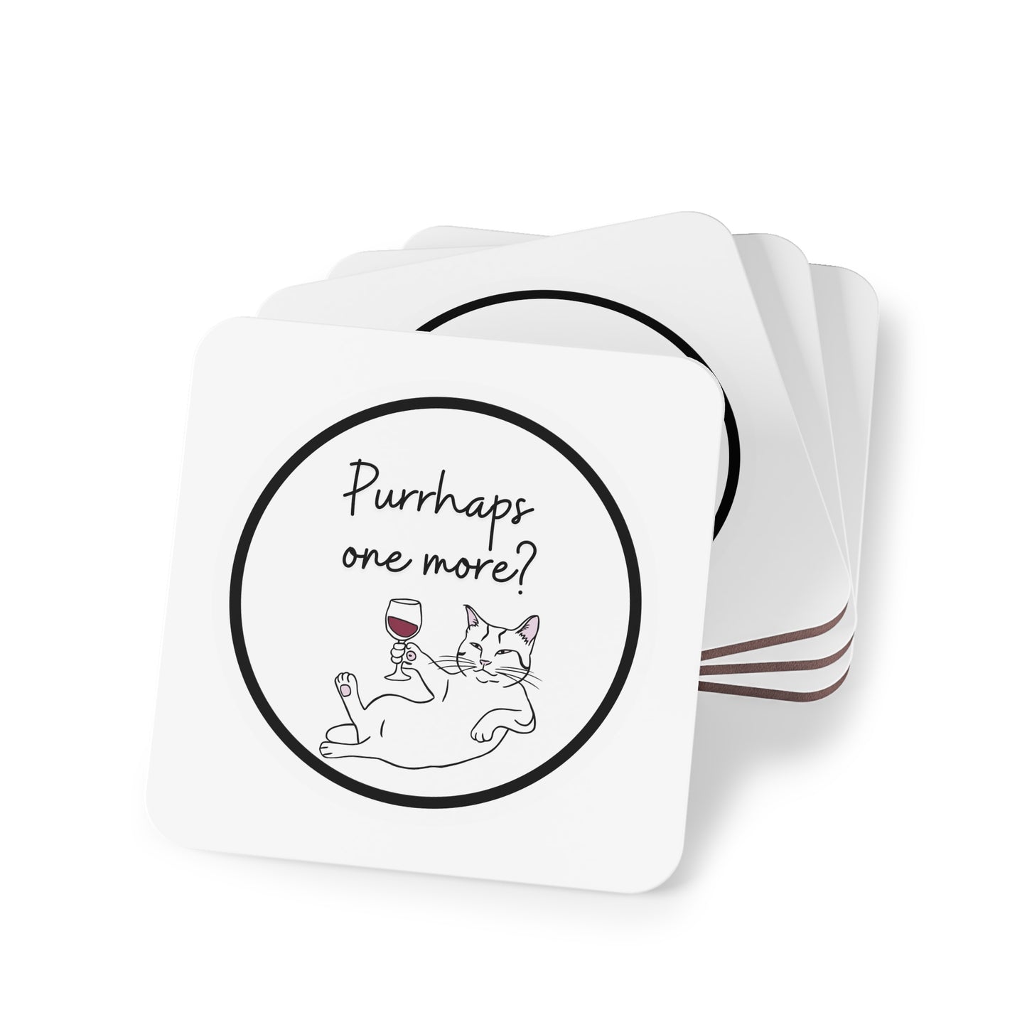 McCats Coasters - Purrhaps One More?